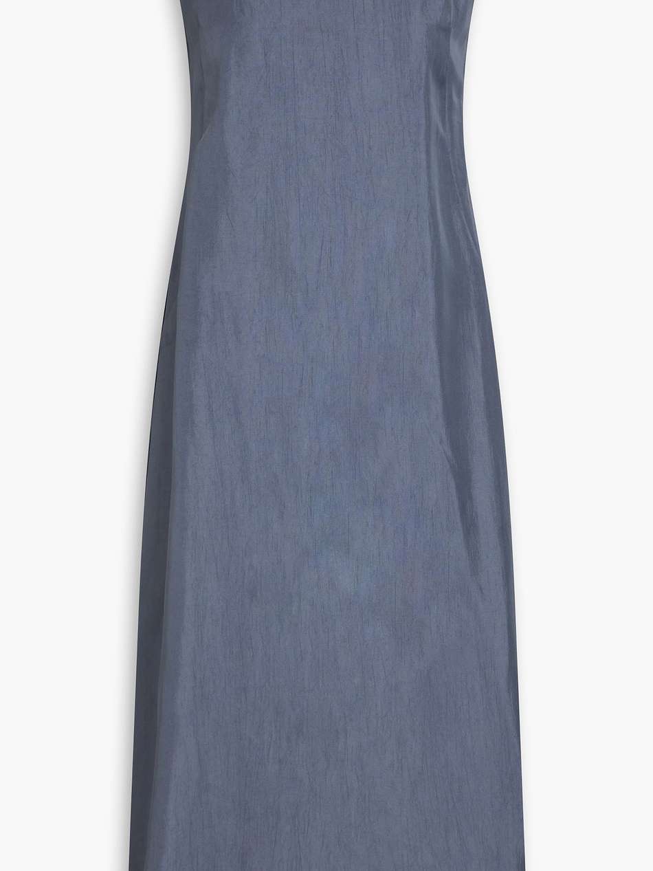 woven midi slip dress