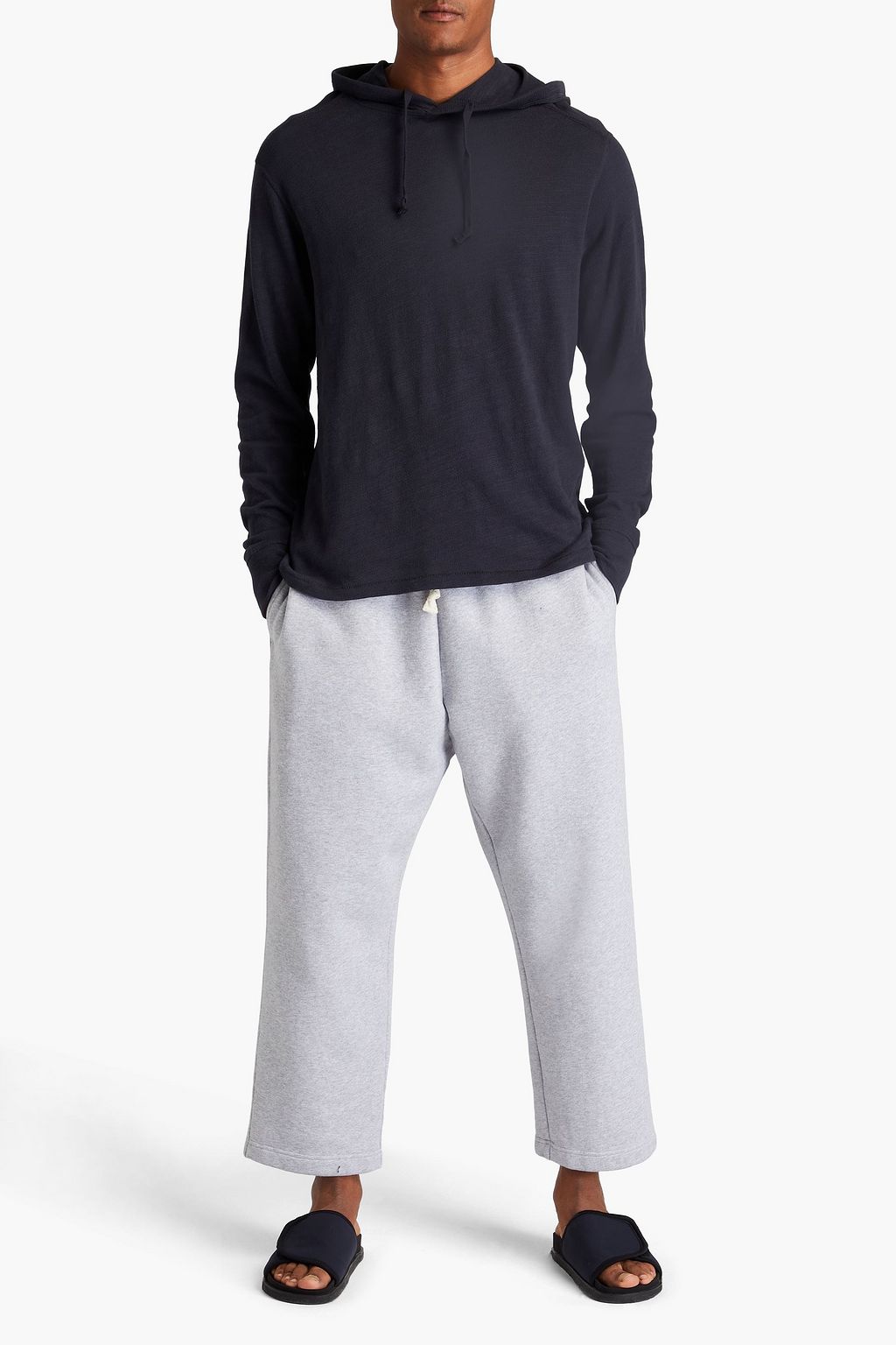RAG & BONE Flame slub cotton-jersey hoodie