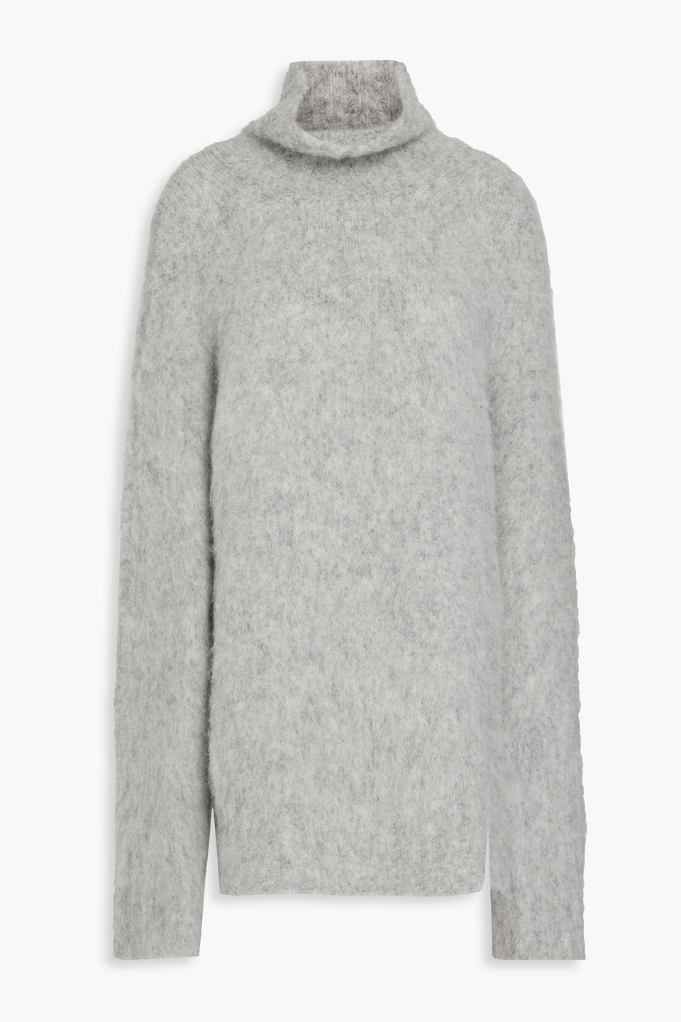 Rohe Oversized Alpaca-blend Turtleneck Sweater In Light Gray