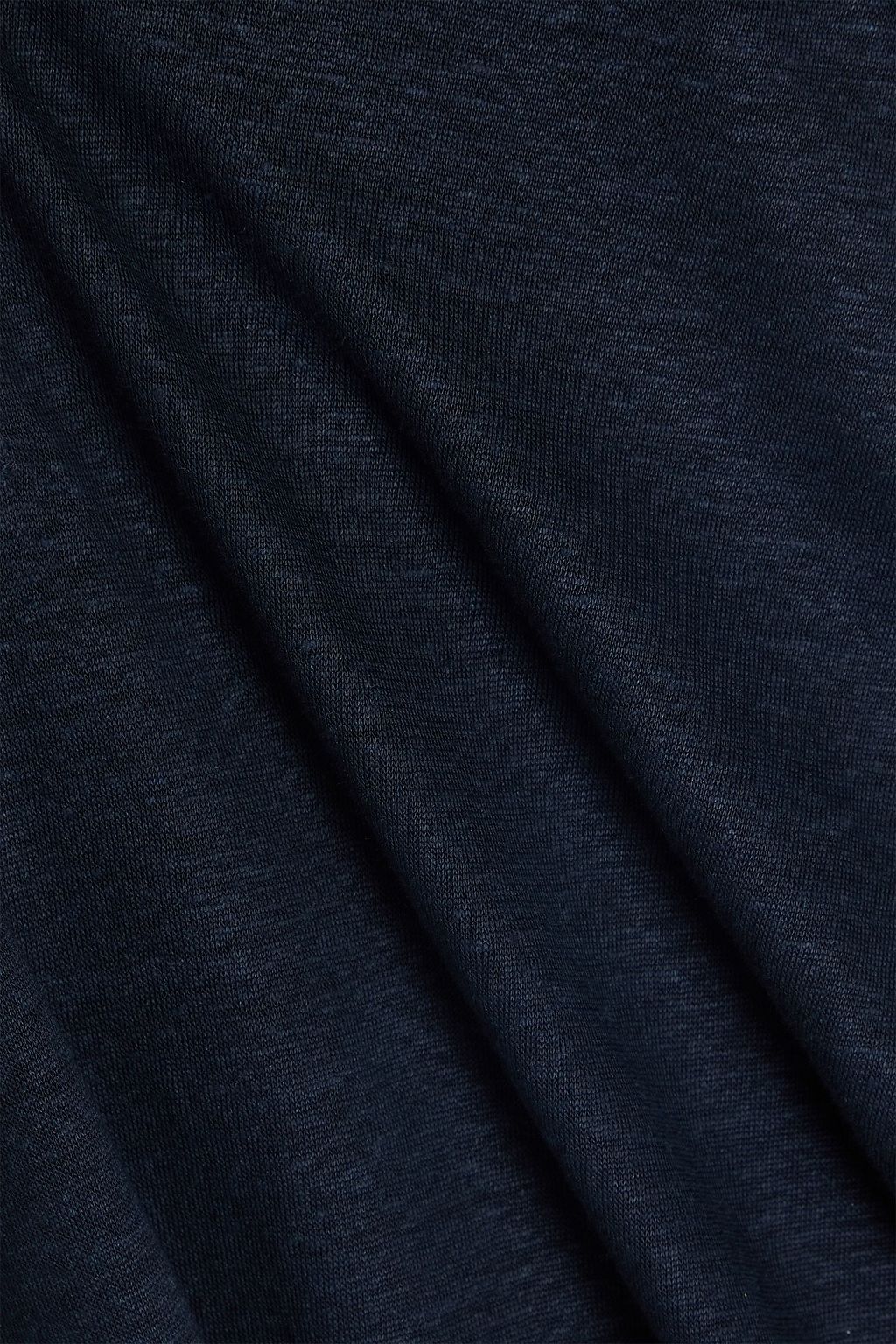 RAG & BONE Linen-jersey polo shirt