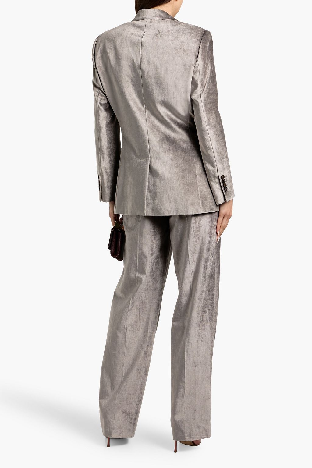 BRUNELLO CUCINELLI Cotton-blend velvet blazer