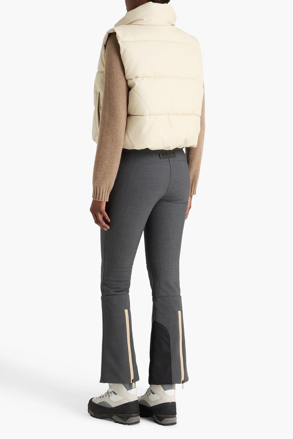 BRUNELLO CUCINELLI Wool-blend bootcut ski pants