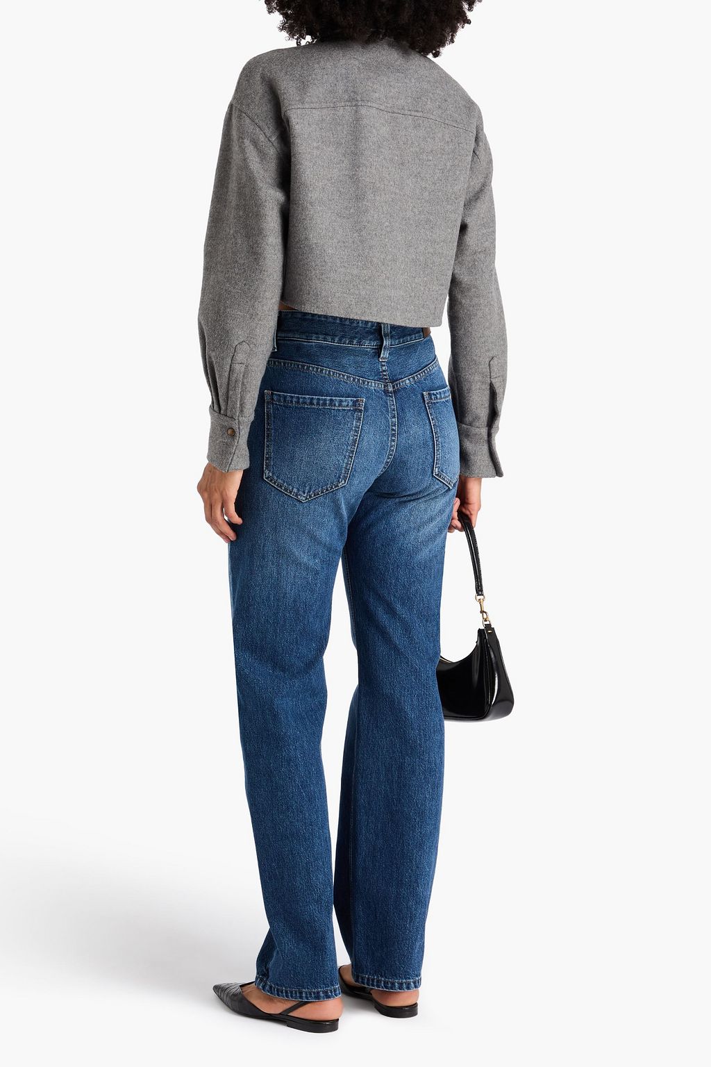 BRUNELLO CUCINELLI High-rise straight-leg jeans