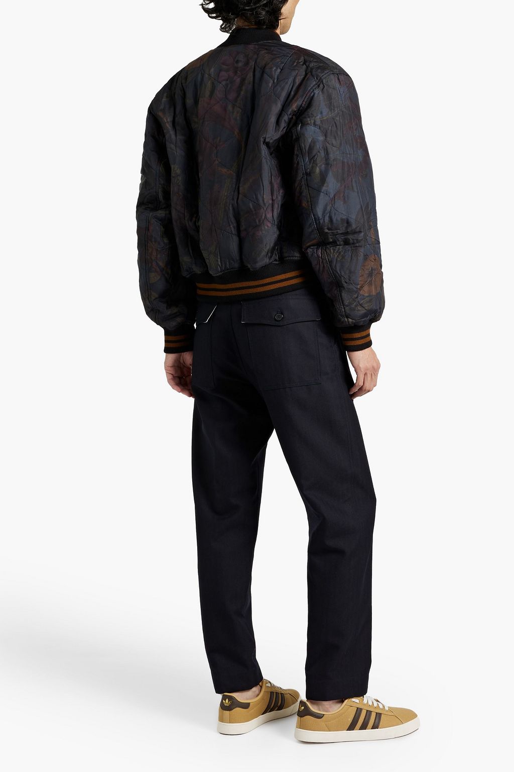 DRIES VAN NOTEN Wool and cotton-blend pants