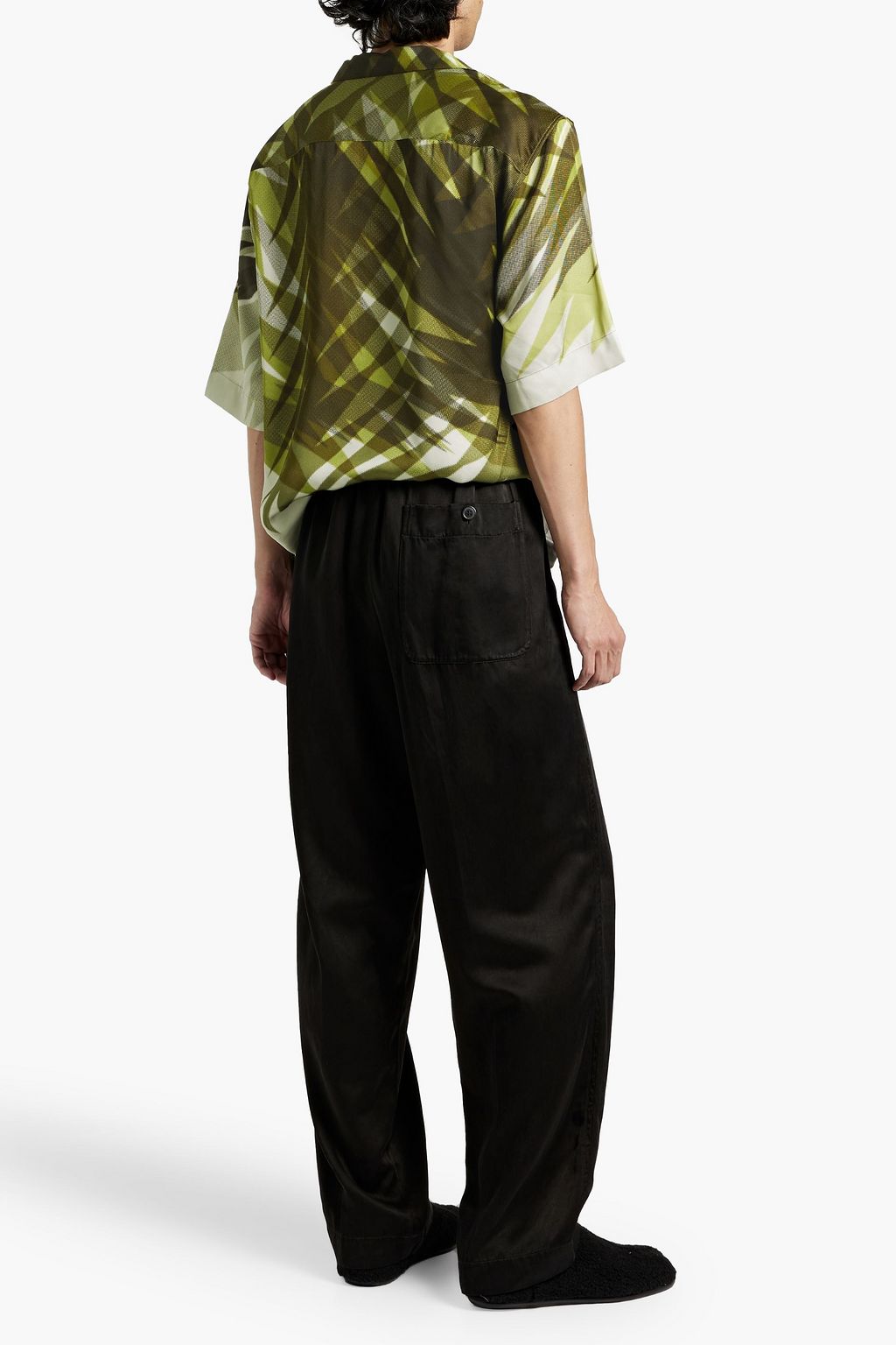 DRIES VAN NOTEN Cassi printed satin shirt