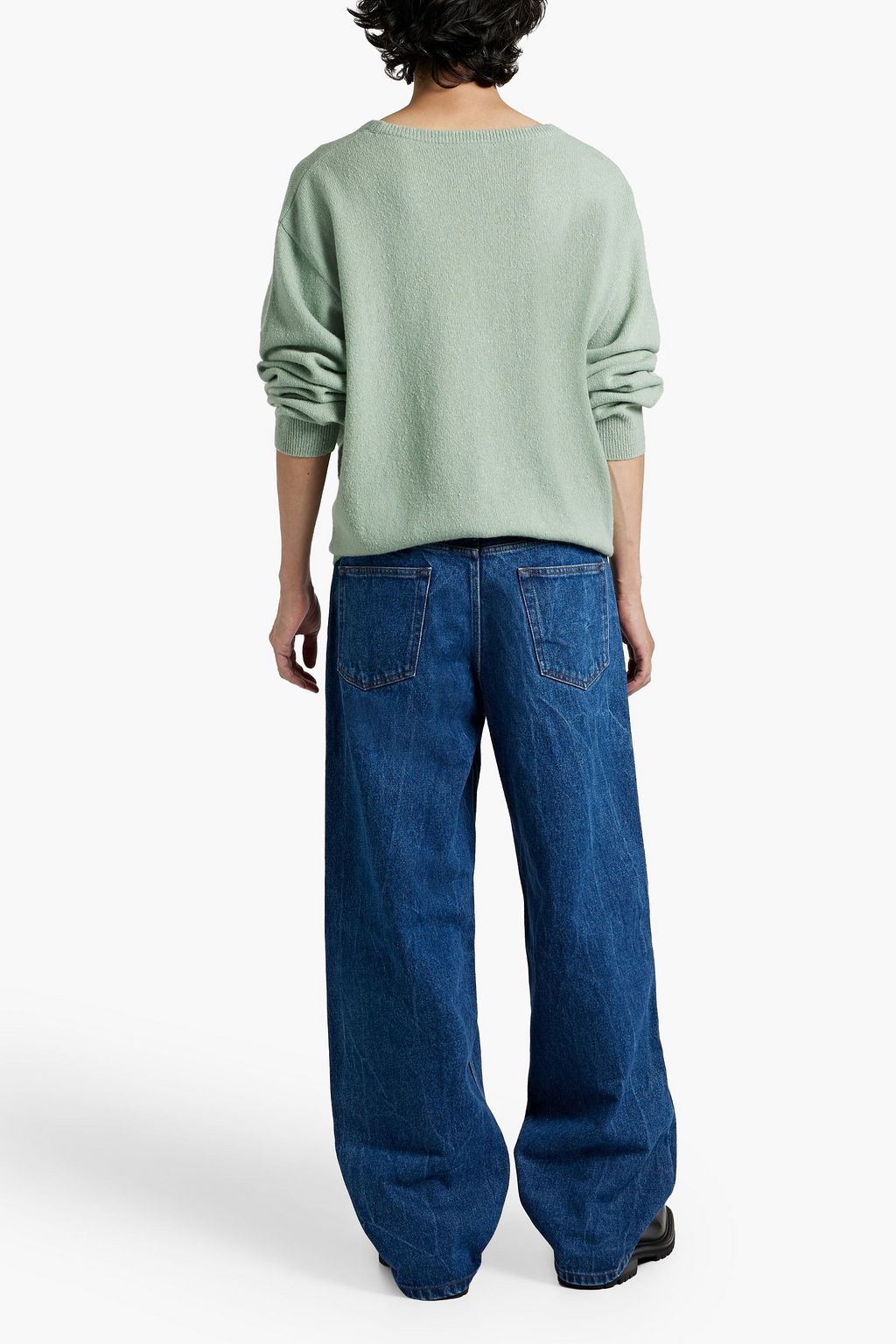 DRIES VAN NOTEN Wool and cashmere-blend sweater