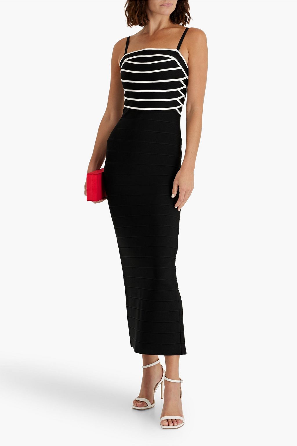 Striped bandage dress new arrivals