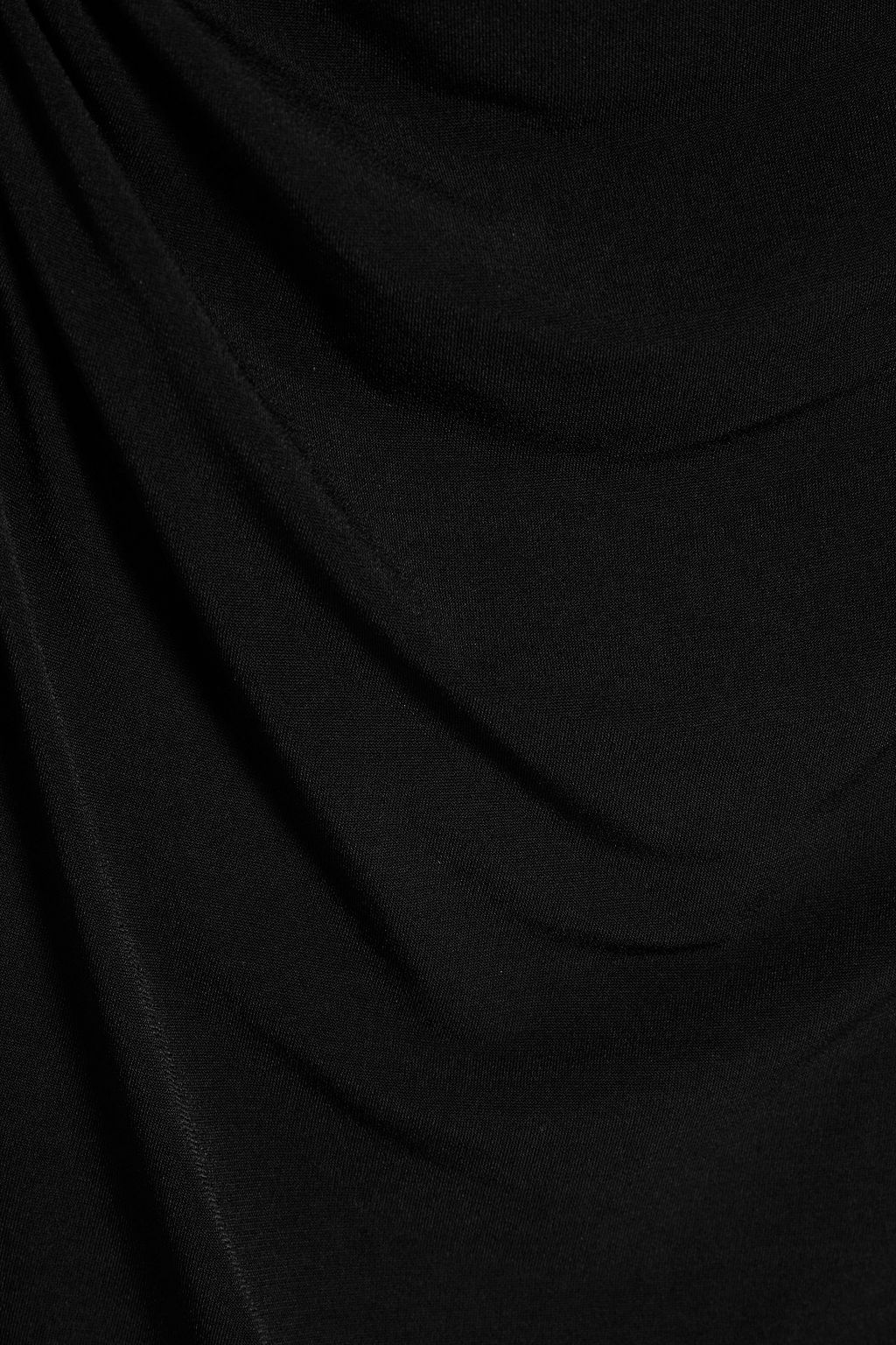HERVÉ LÉGER One-shoulder crystal-embellished stretch-jersey dress
