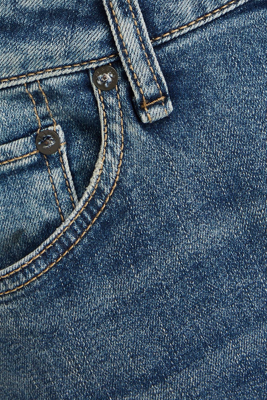 RAG & BONE جينز الدنيم "فيت 3" بتصميم ذي نقشة مصبوغة