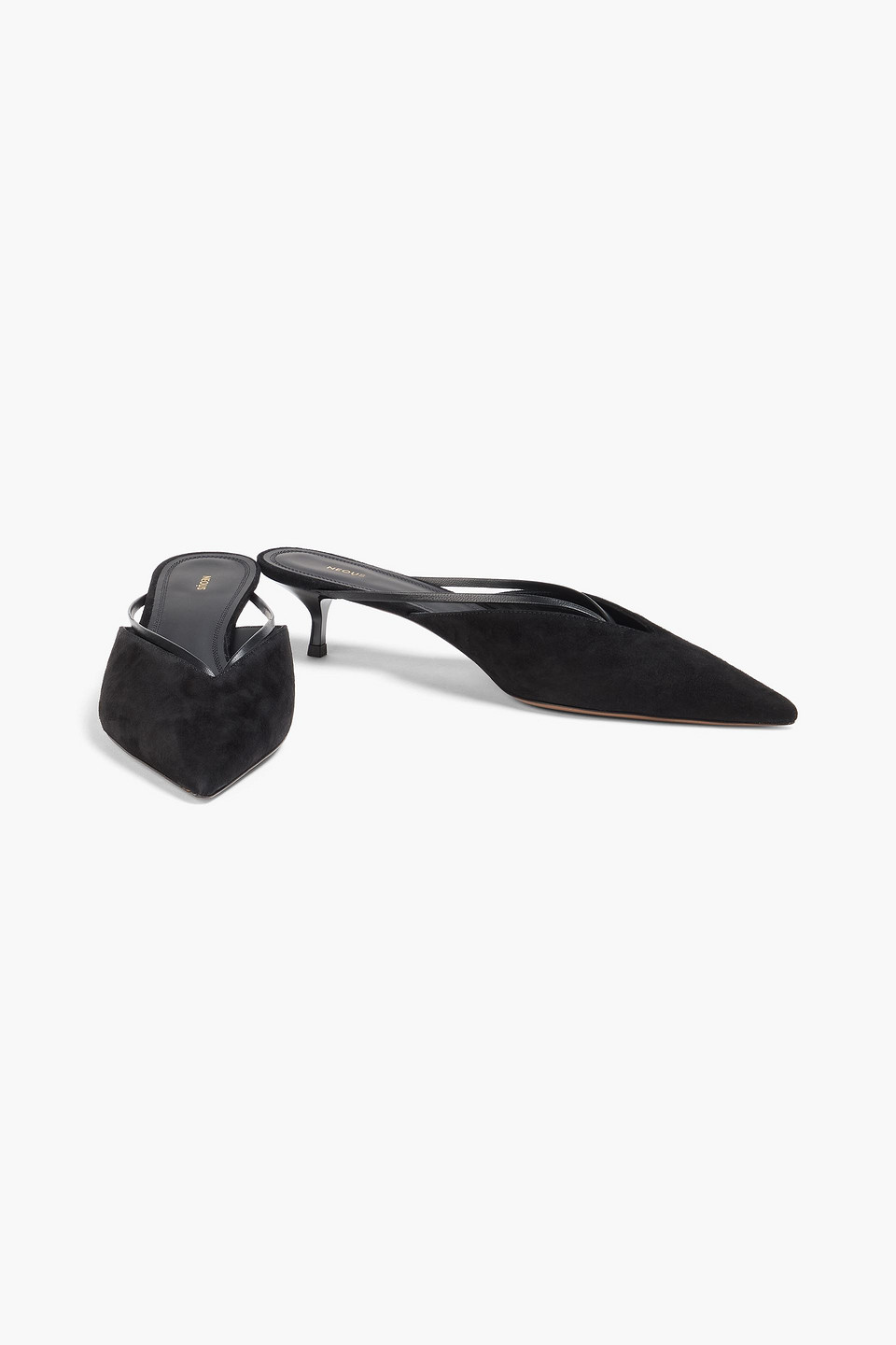  Neous - Matar Suede Mules - Black - Eu 36 