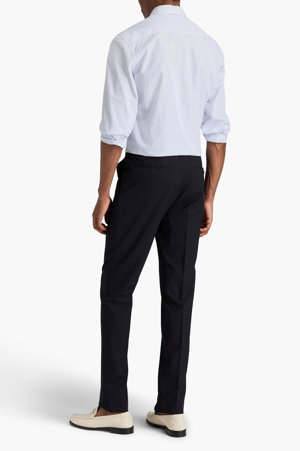 Slowear Ripstop Drawstring Pants In Midnight Blue