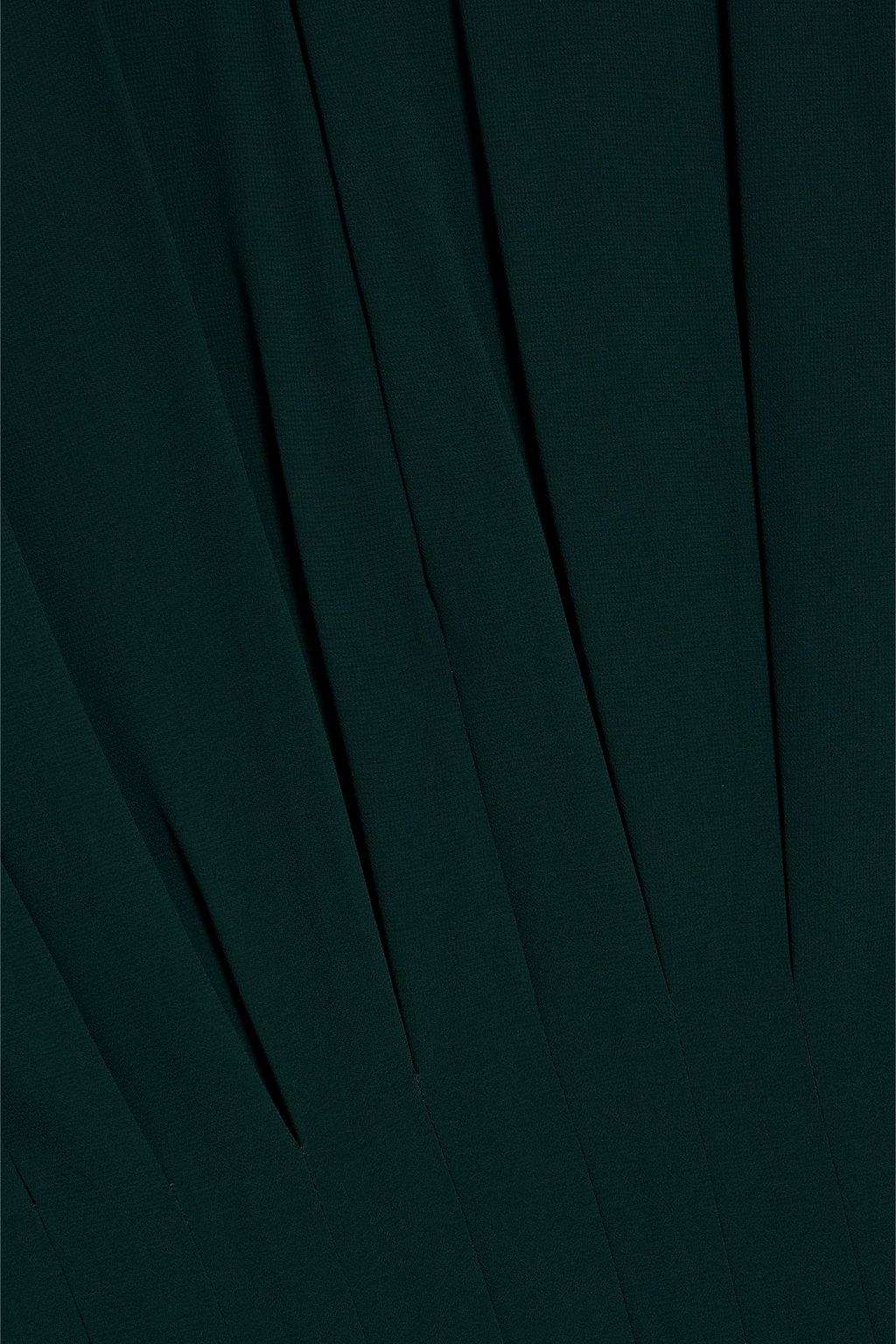MIKAEL AGHAL Pleated chiffon midi dress
