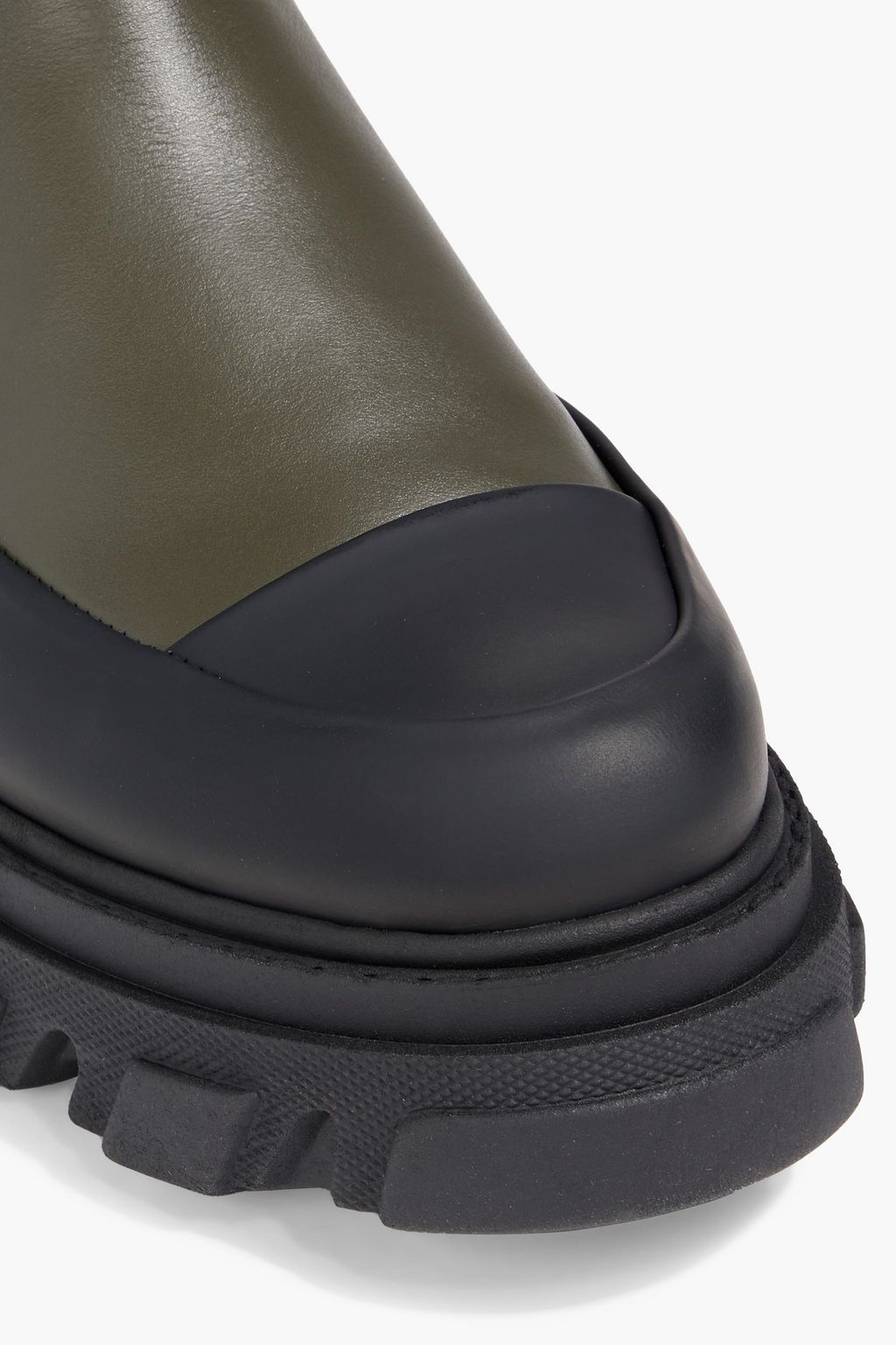 GANNI Leather Chelsea boots