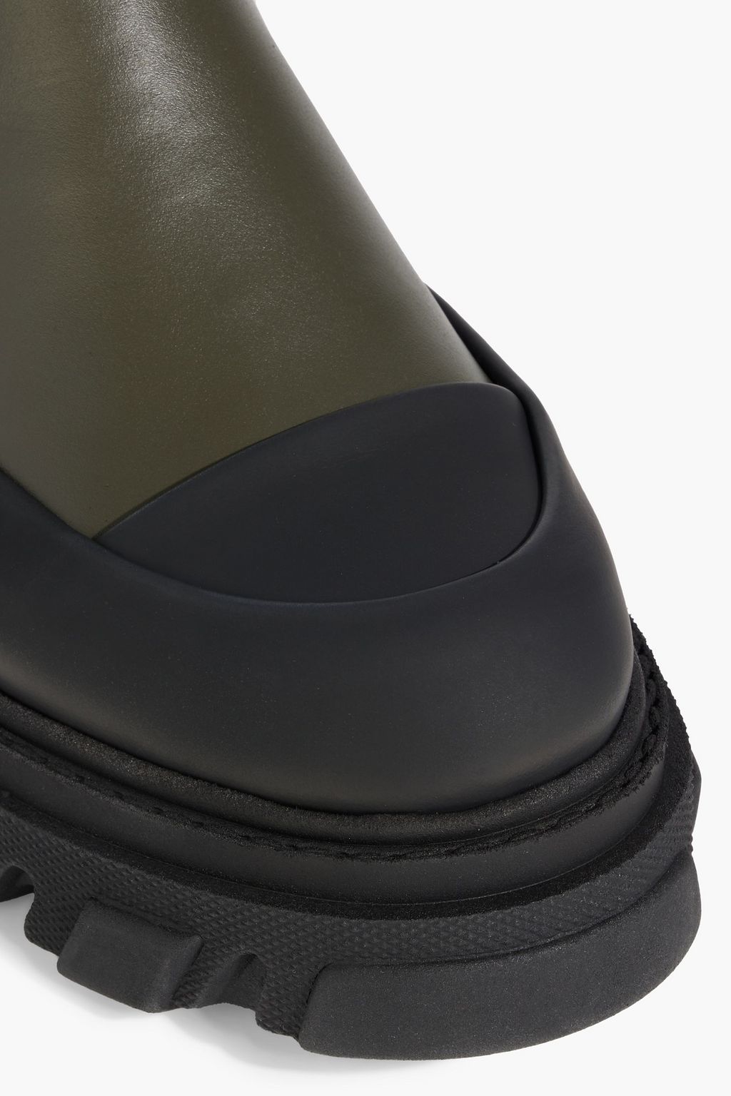 GANNI Leather Chelsea boots