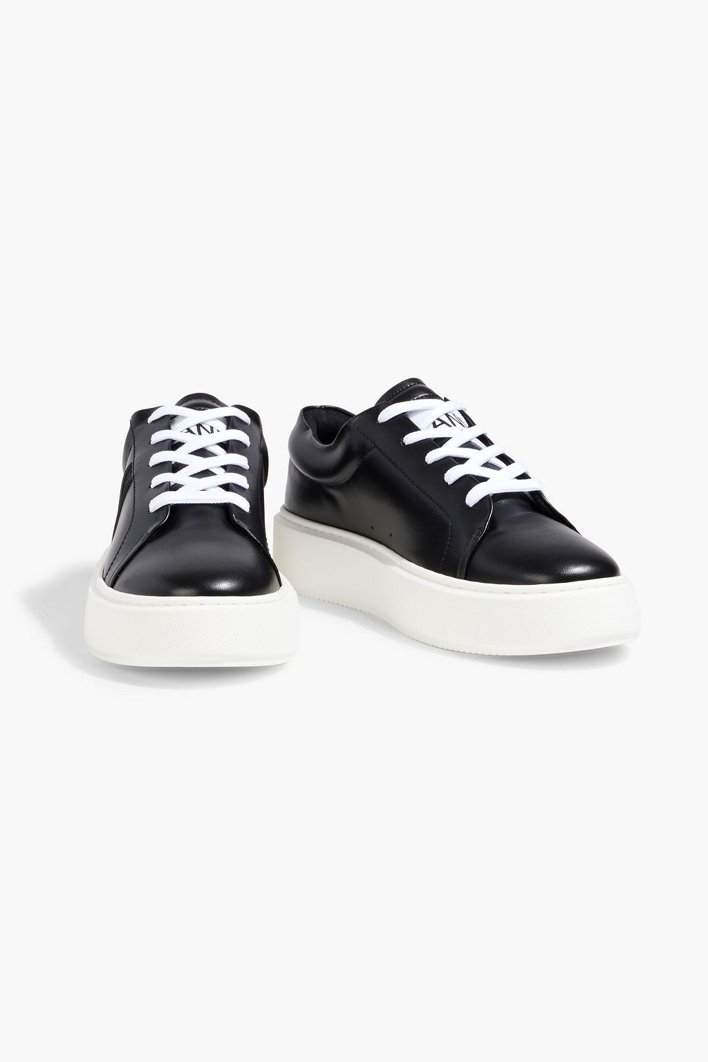 GANNI Sporty Mix faux leather sneakers