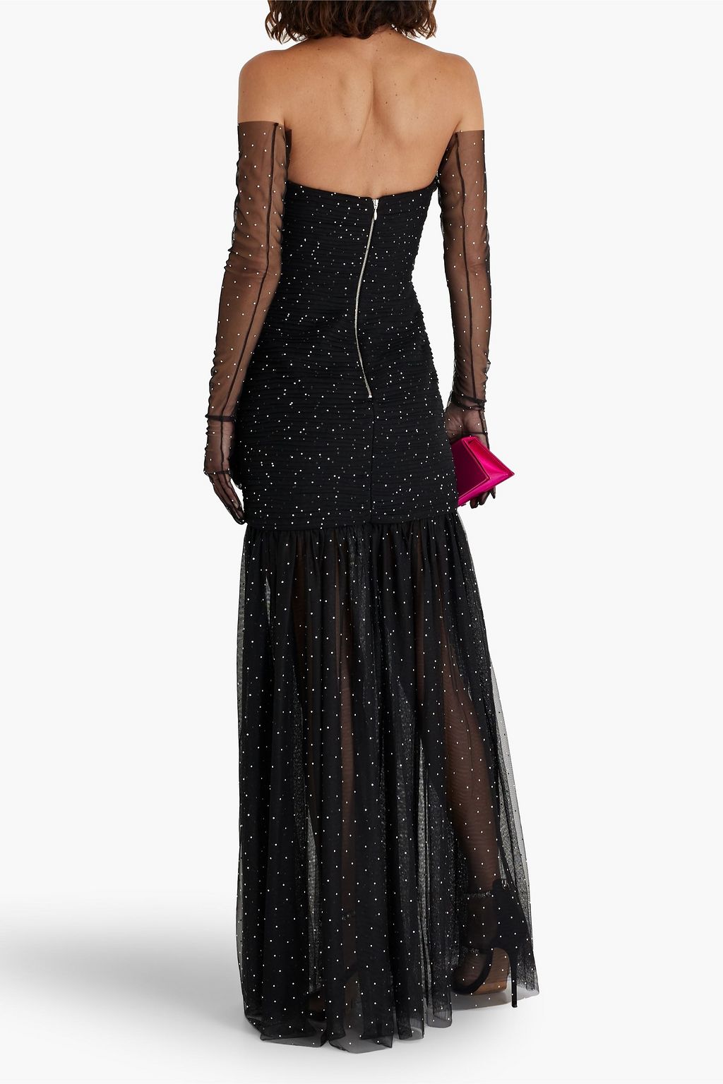 REBECCA VALLANCE Lilah sequin-embellished tulle gown