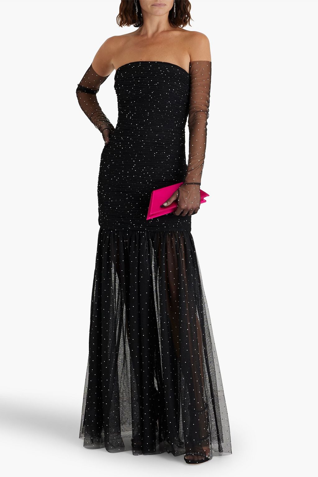 REBECCA VALLANCE Lilah sequin-embellished tulle gown