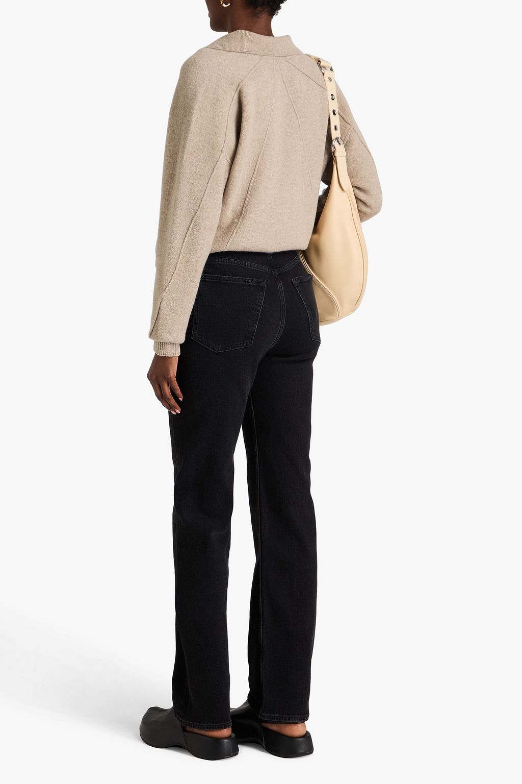 RAG & BONE جينز بأرجل مستقيمة وخصر مرتفع