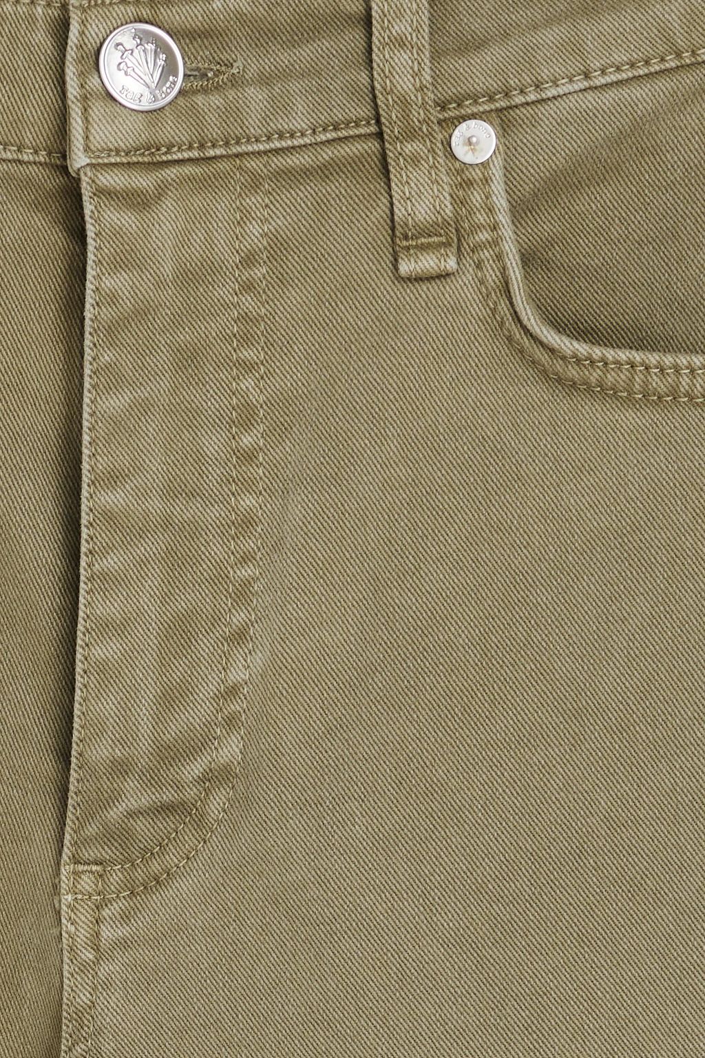 RAG & BONE جينز Andi بأرجل واسعة وخصر مرتفع