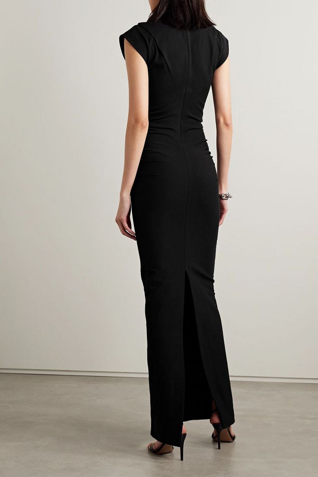 ALEXANDER WANG Ruched cotton-blend jersey maxi dress
