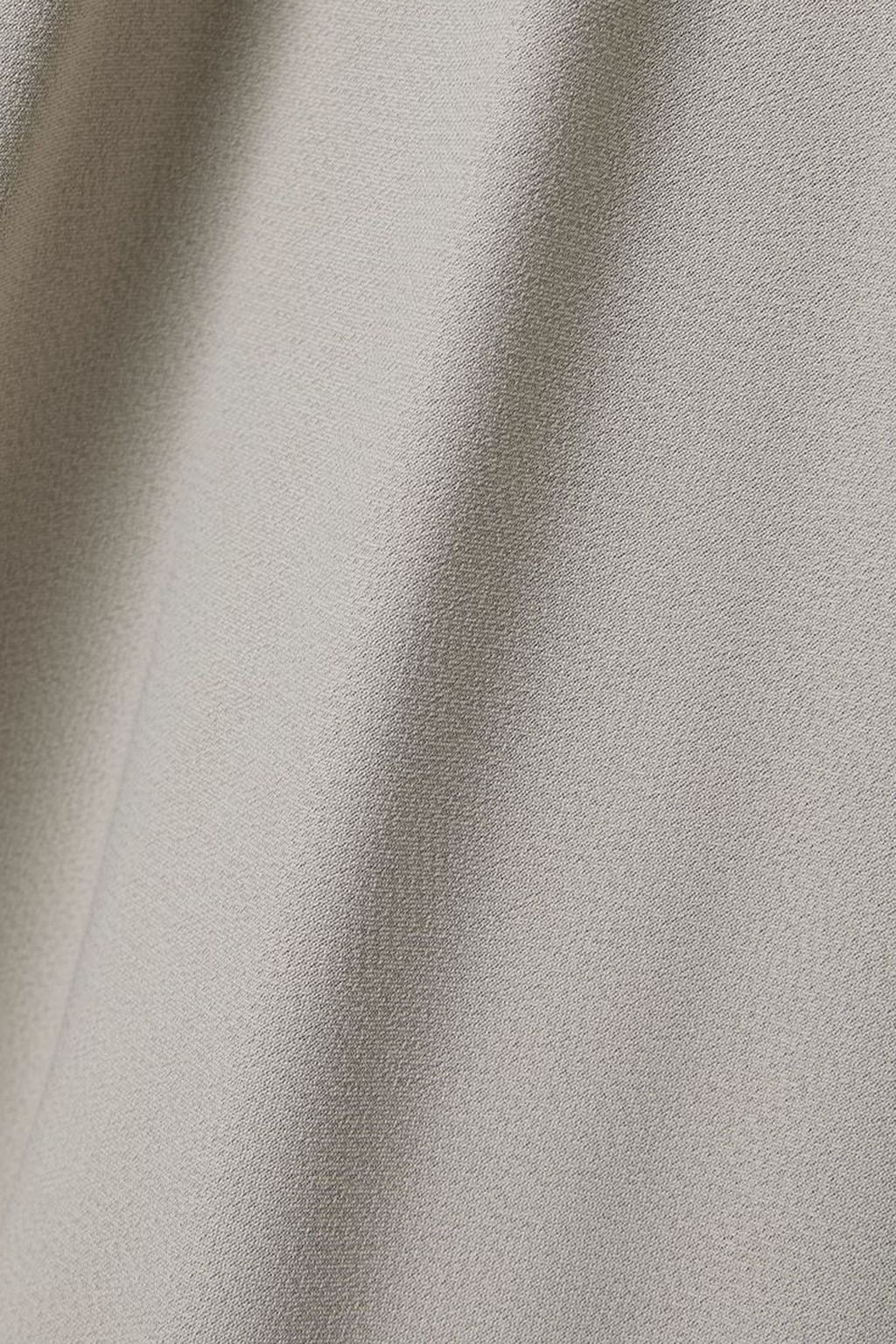 RICK OWENS 개더 랩 이펙트 크레이프 미디 드레스