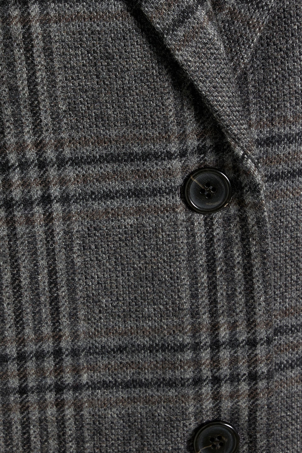 THEORY PRINCE OF WALES CHECKED WOOL-BLEND BLAZER