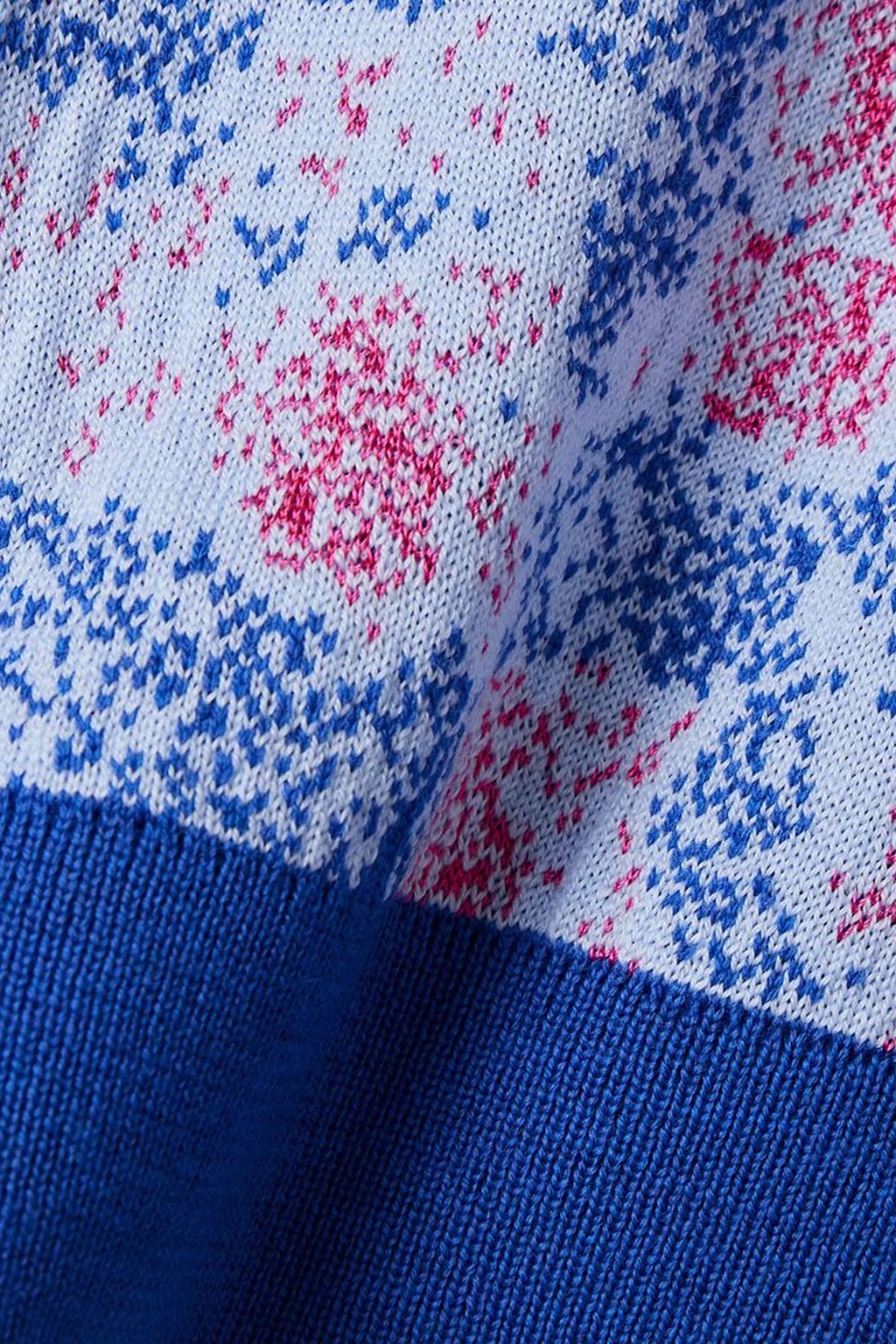 AHLUWALIA Kiara cropped jacquard-knit merino wool sweater