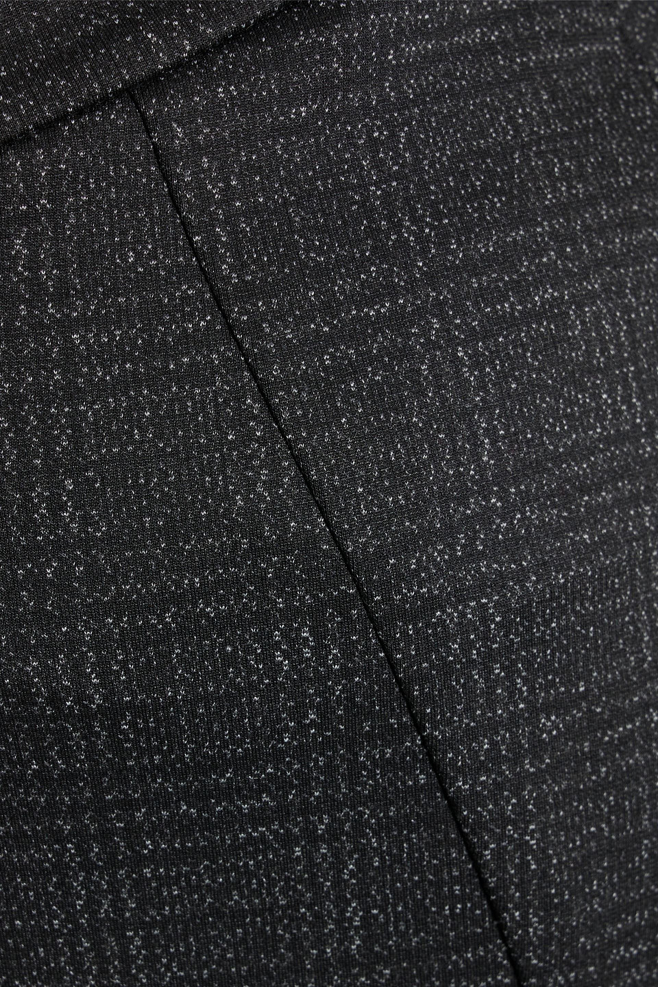 Theory Checked Jersey Slim-leg Pants In Black