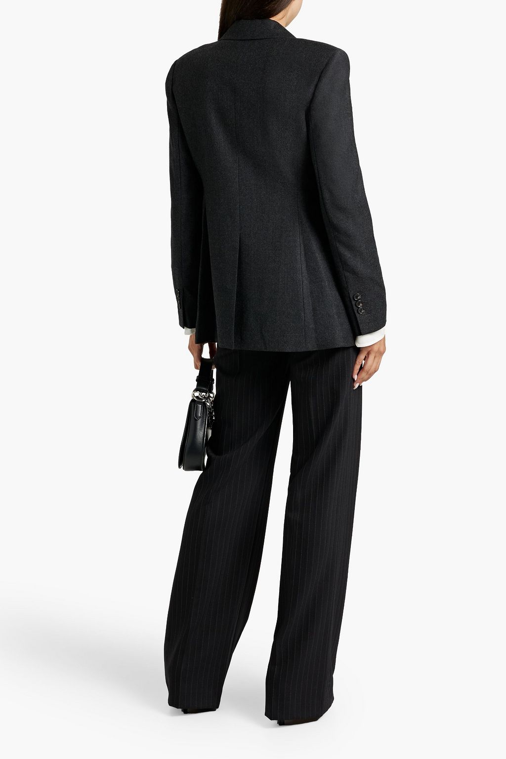 THEORY Mélange wool-flannel blazer