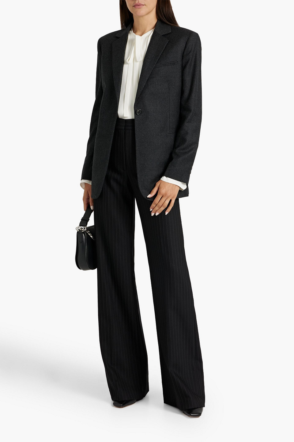 THEORY WOOL-FLANNEL BLAZER