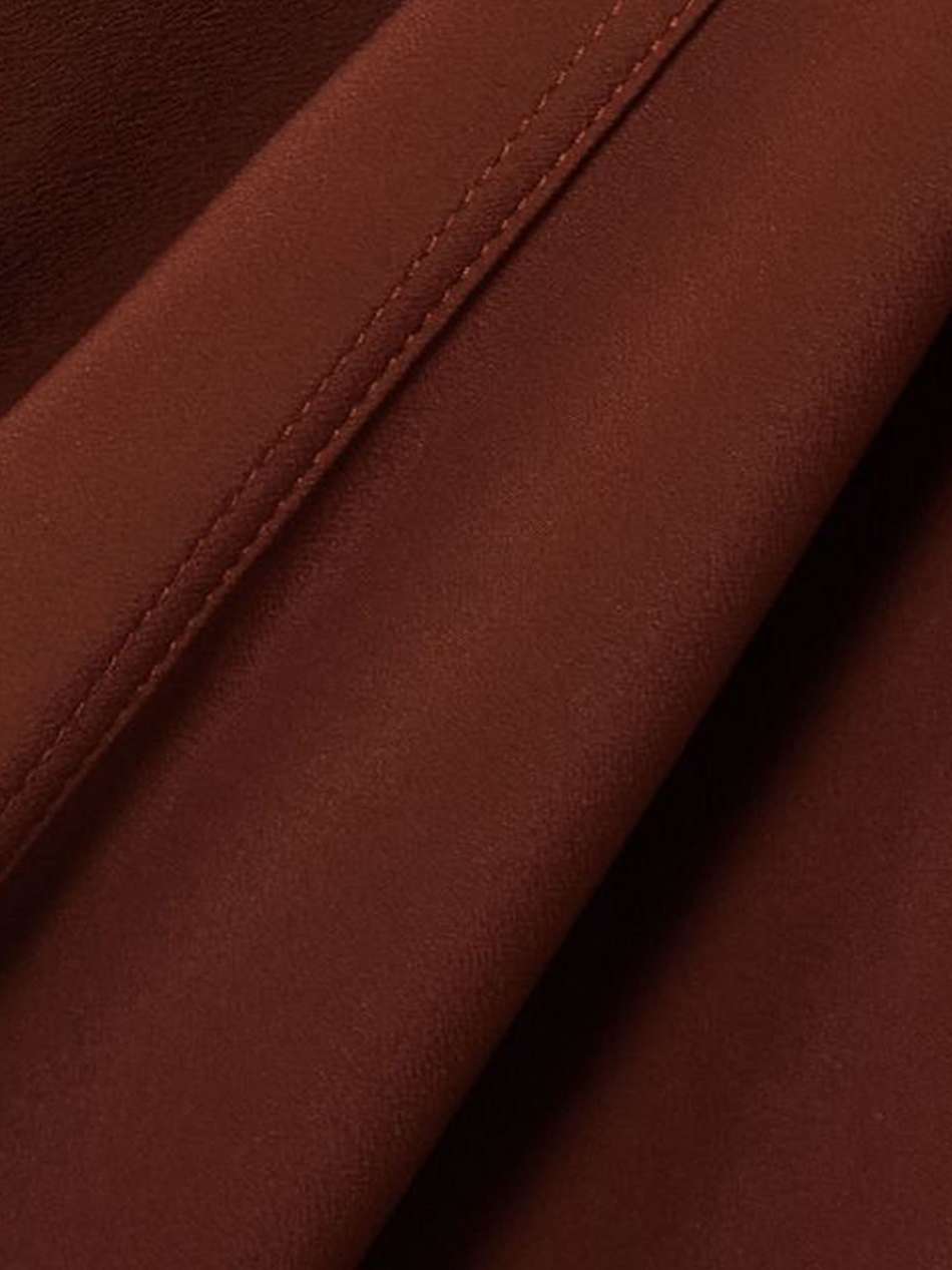 tommykite draped crepe maxi dress