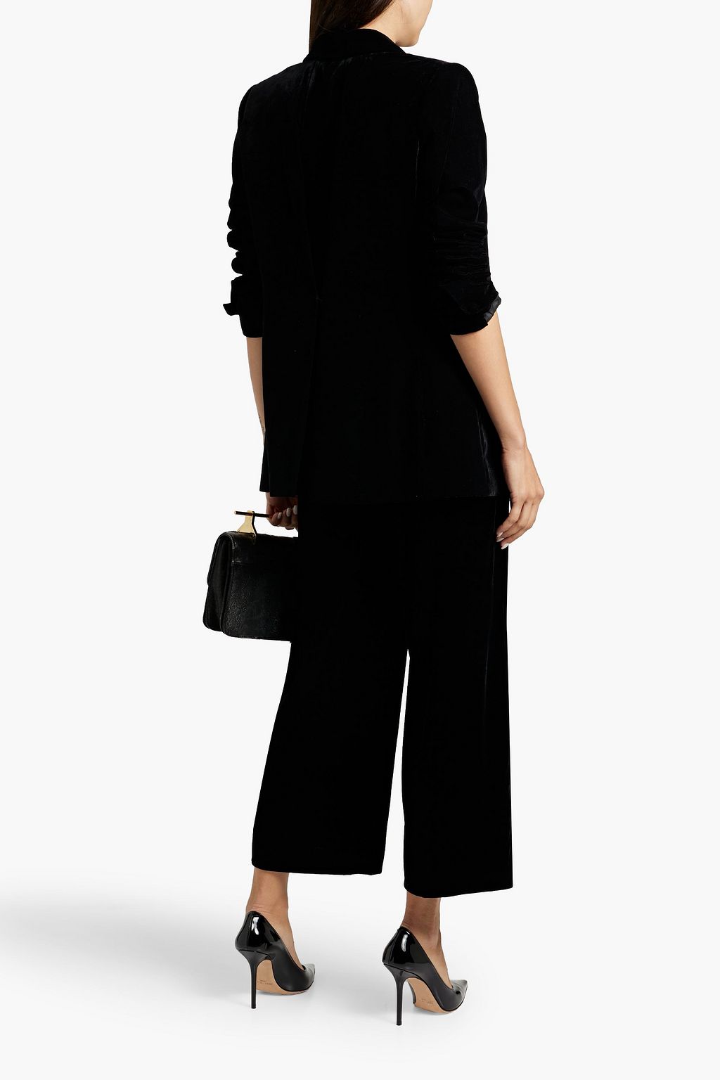 THEORY Velvet wide-leg pants