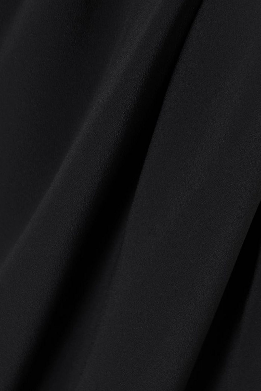 RICK OWENS Gathered crepe top