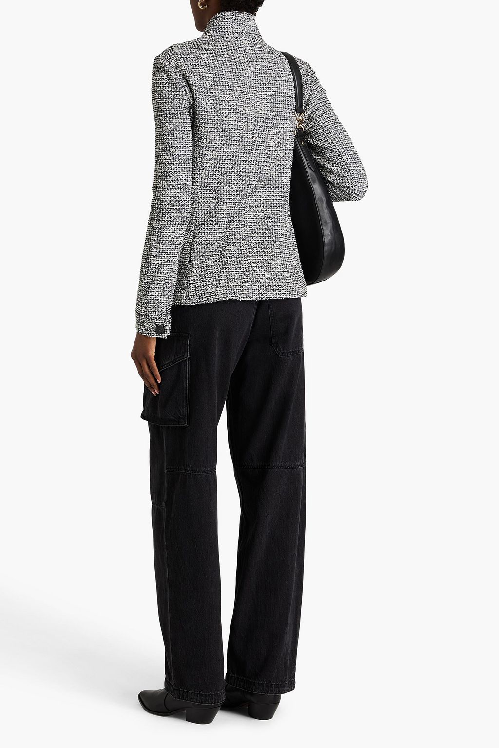 RAG & BONE بليزر Slade من التويد بحبكة بوكليه