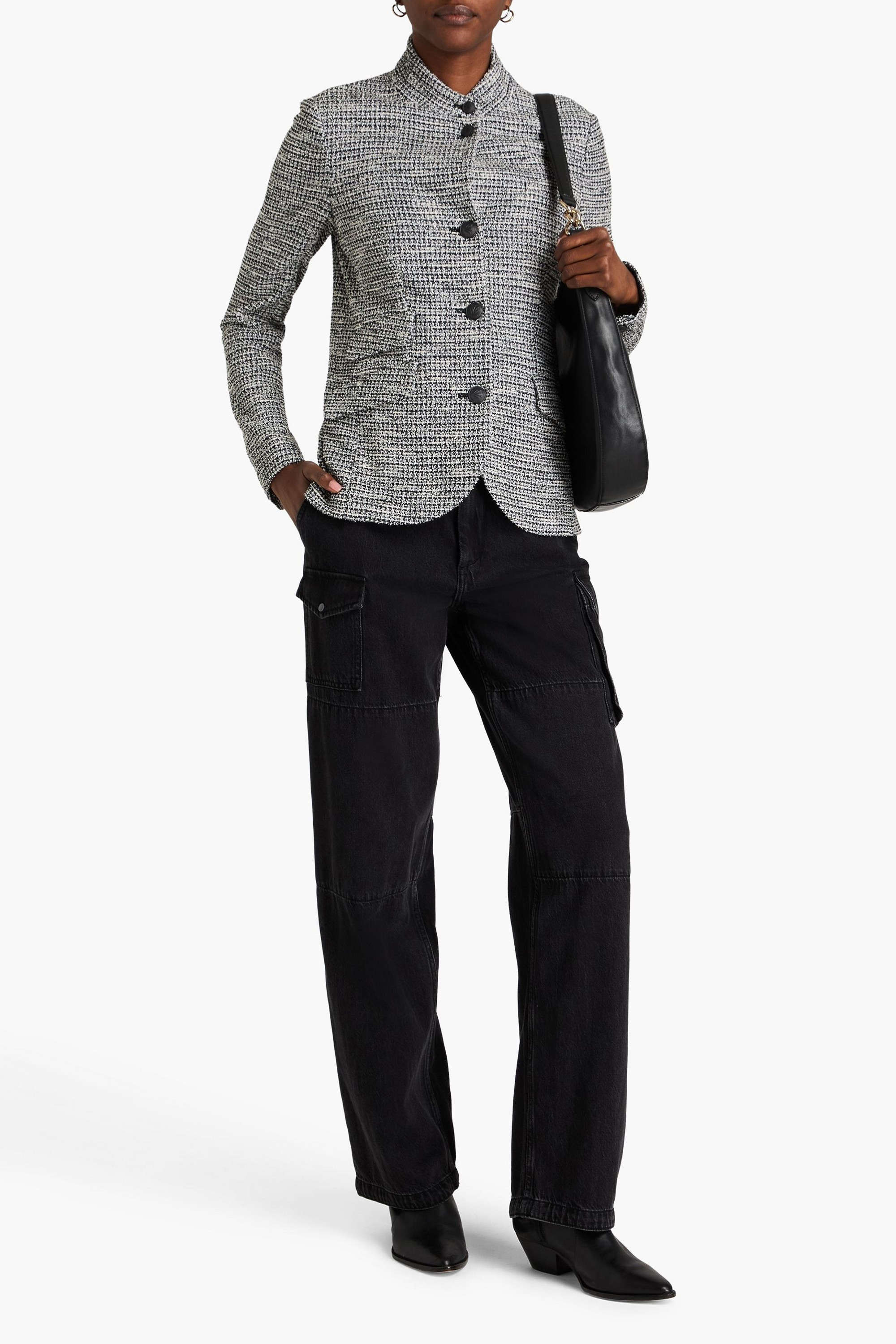 rag & bone Slade bouclé-tweed blazer