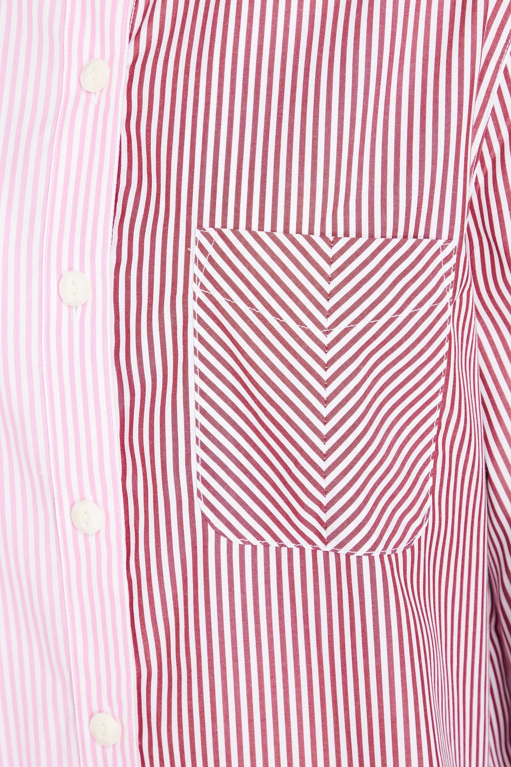 RAG & BONE Maxine striped cotton-poplin shirt