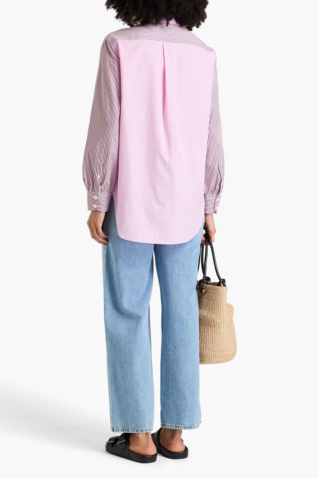 RAG & BONE Maxine striped cotton-poplin shirt