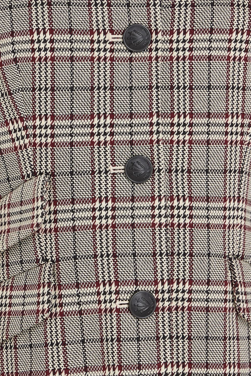 RAG & BONE بليزر من الجاكار المصنوع من مزيج من القطن بنقشة المربعات