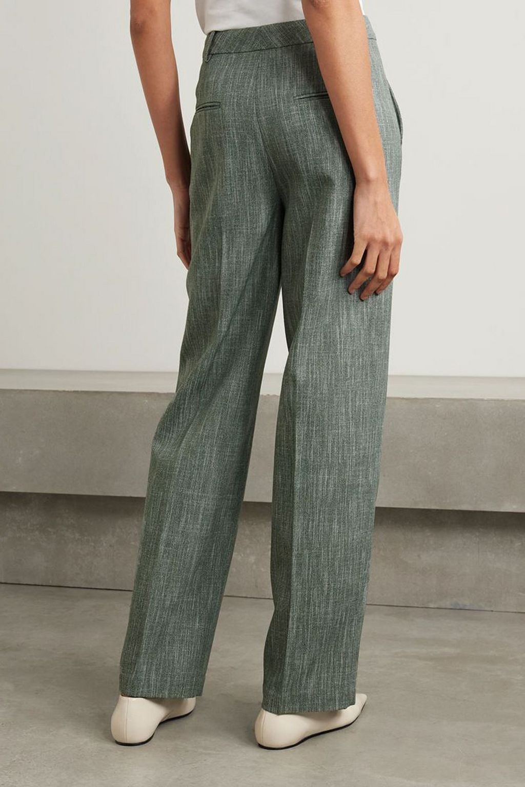 CO Wool-blend straight-leg pants