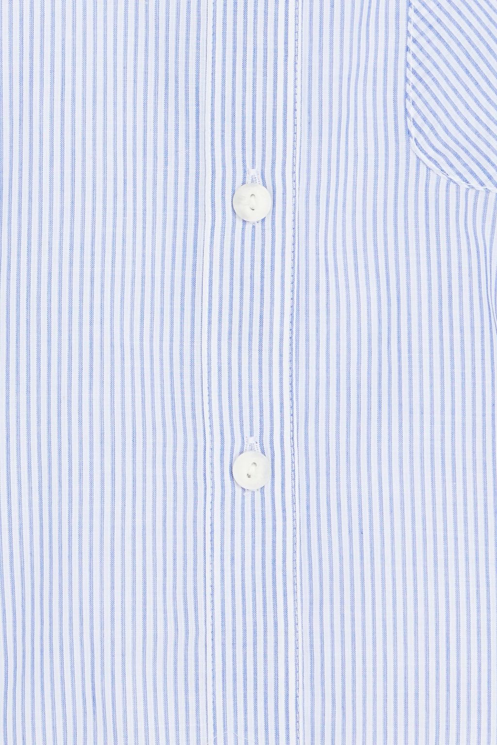RAG & BONE قميص قصير "ماكسين" من القطن بتصميم مخطط