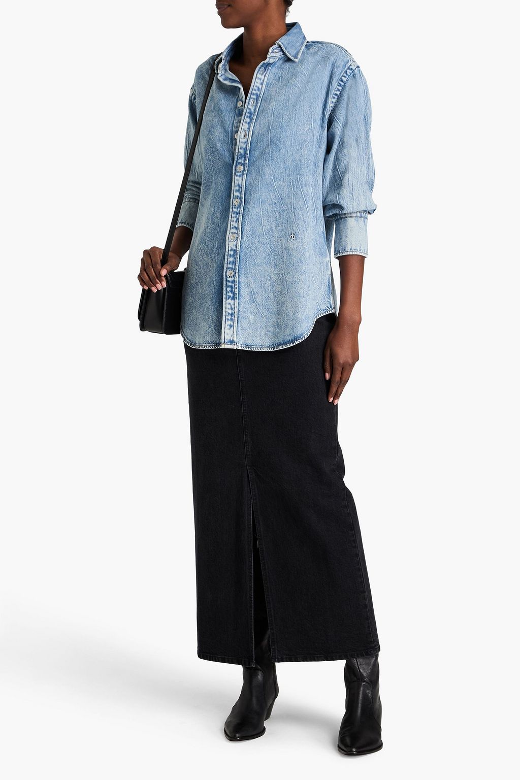 RAG & BONE قميص "ديانا" من الدنيم