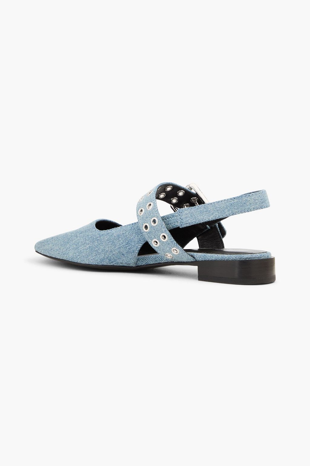 RAG & BONE Astra denim slingback flats