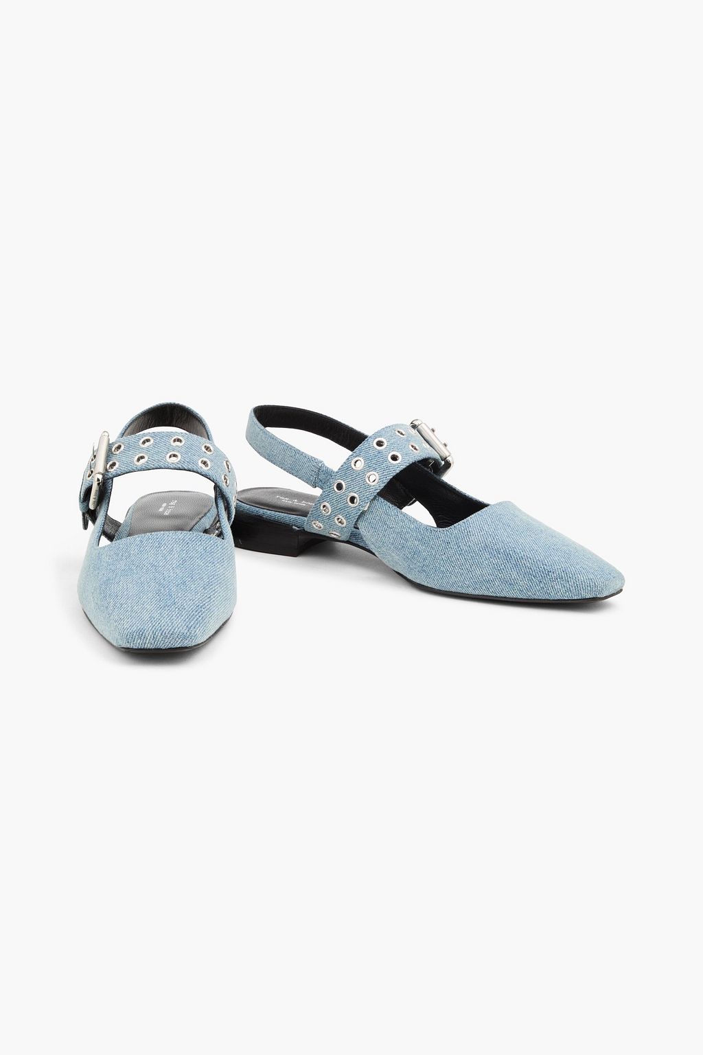 RAG & BONE Astra denim slingback flats