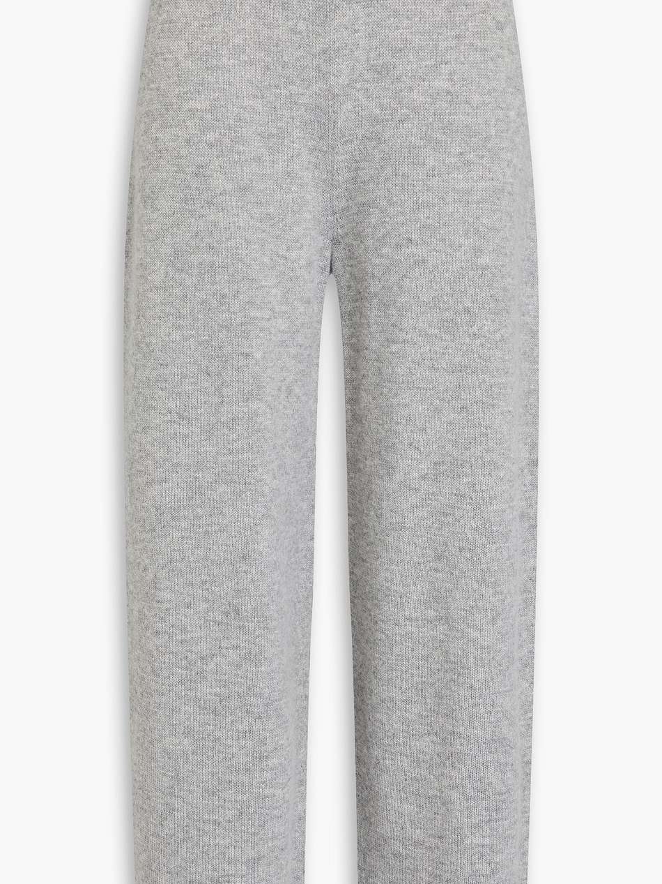 wool and cashmere-blend wide-leg pants
