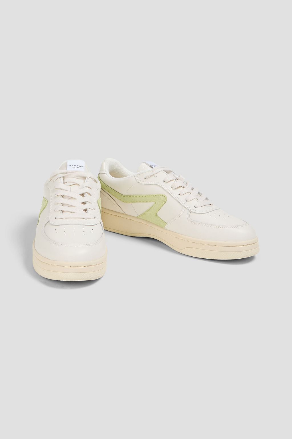 RAG & BONE 레트로 코트 가죽 스니커즈