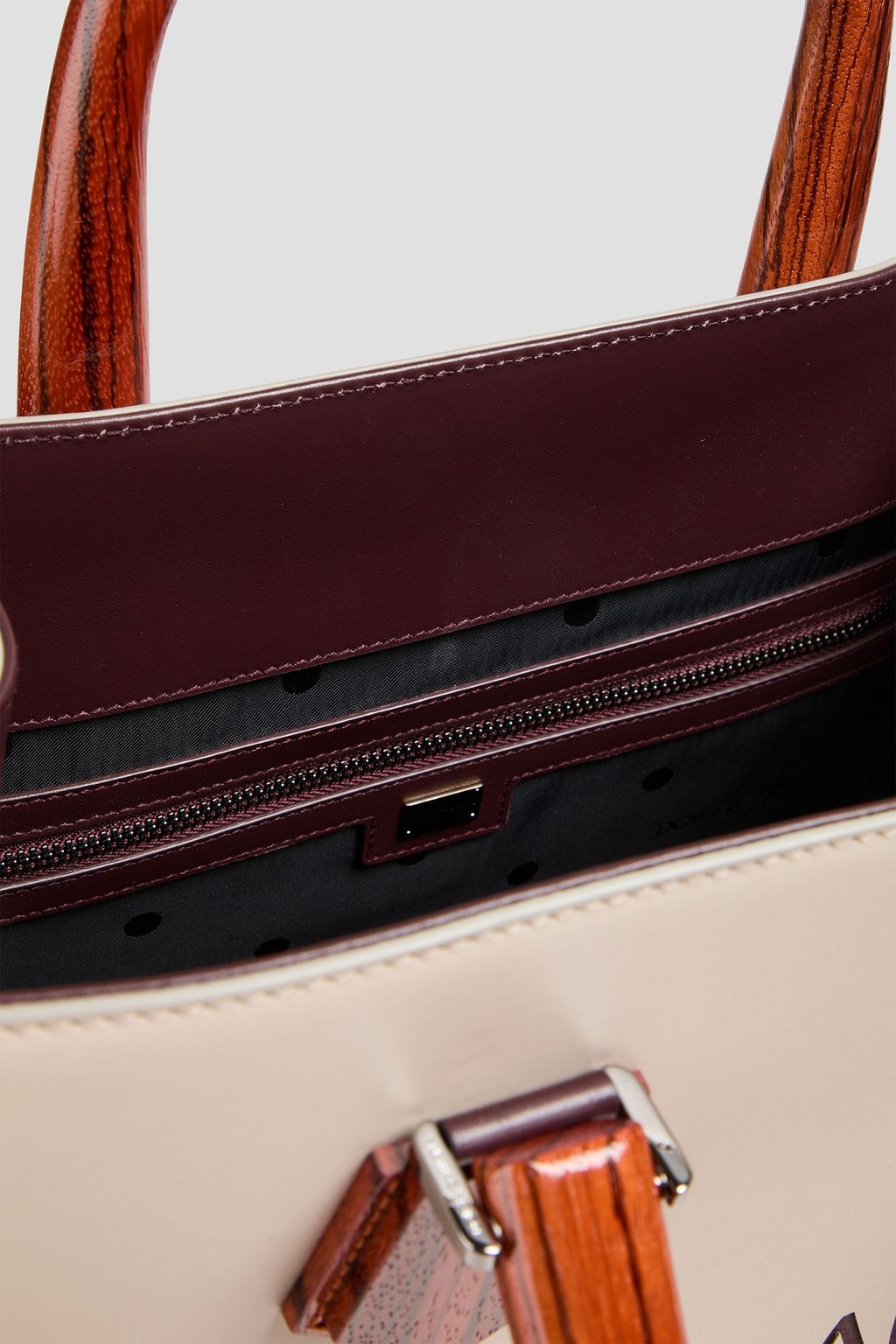 DOLCE&GABBANA Laser-cut leather tote