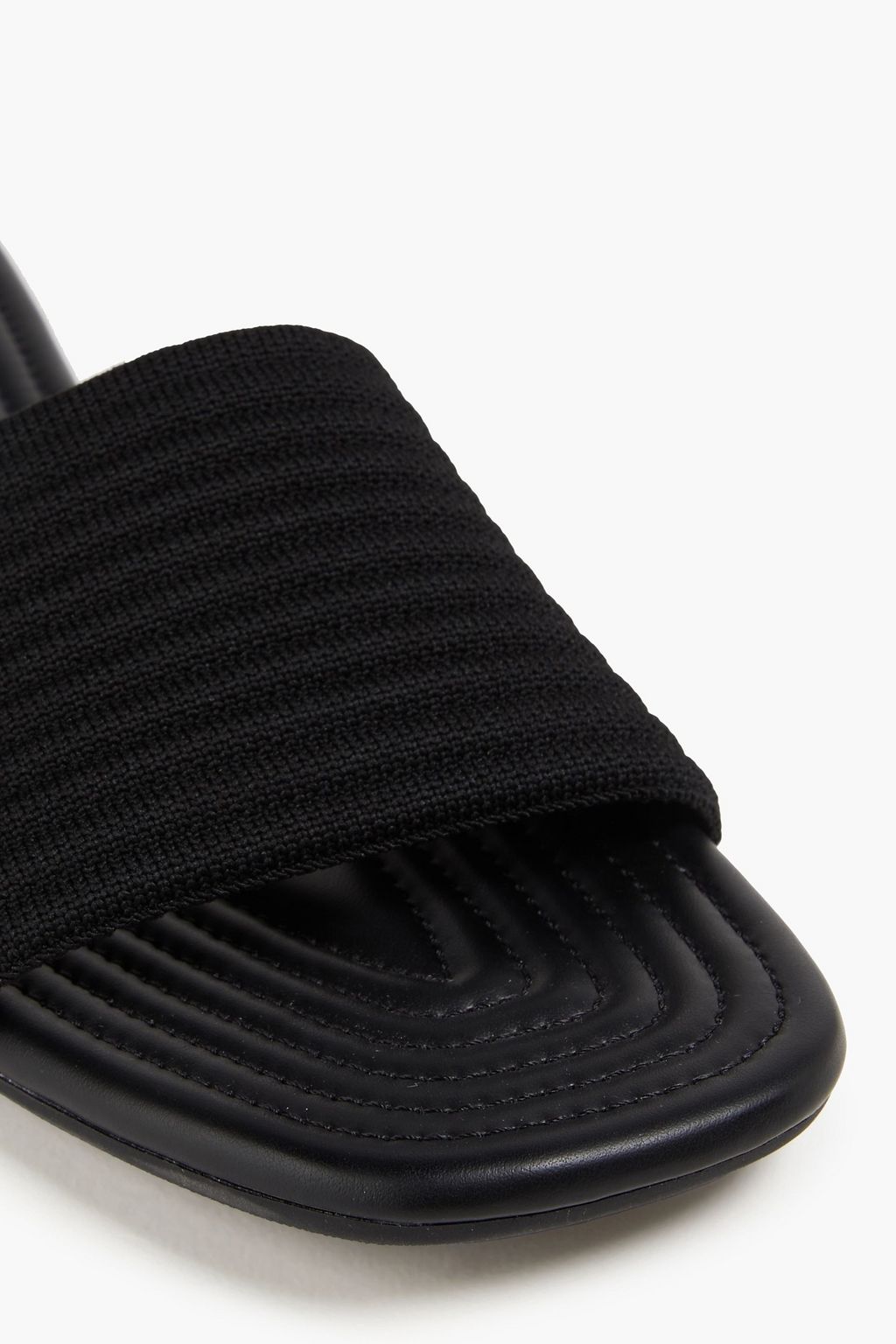 RAG & BONE Ellis quilted ribbed-knit slides