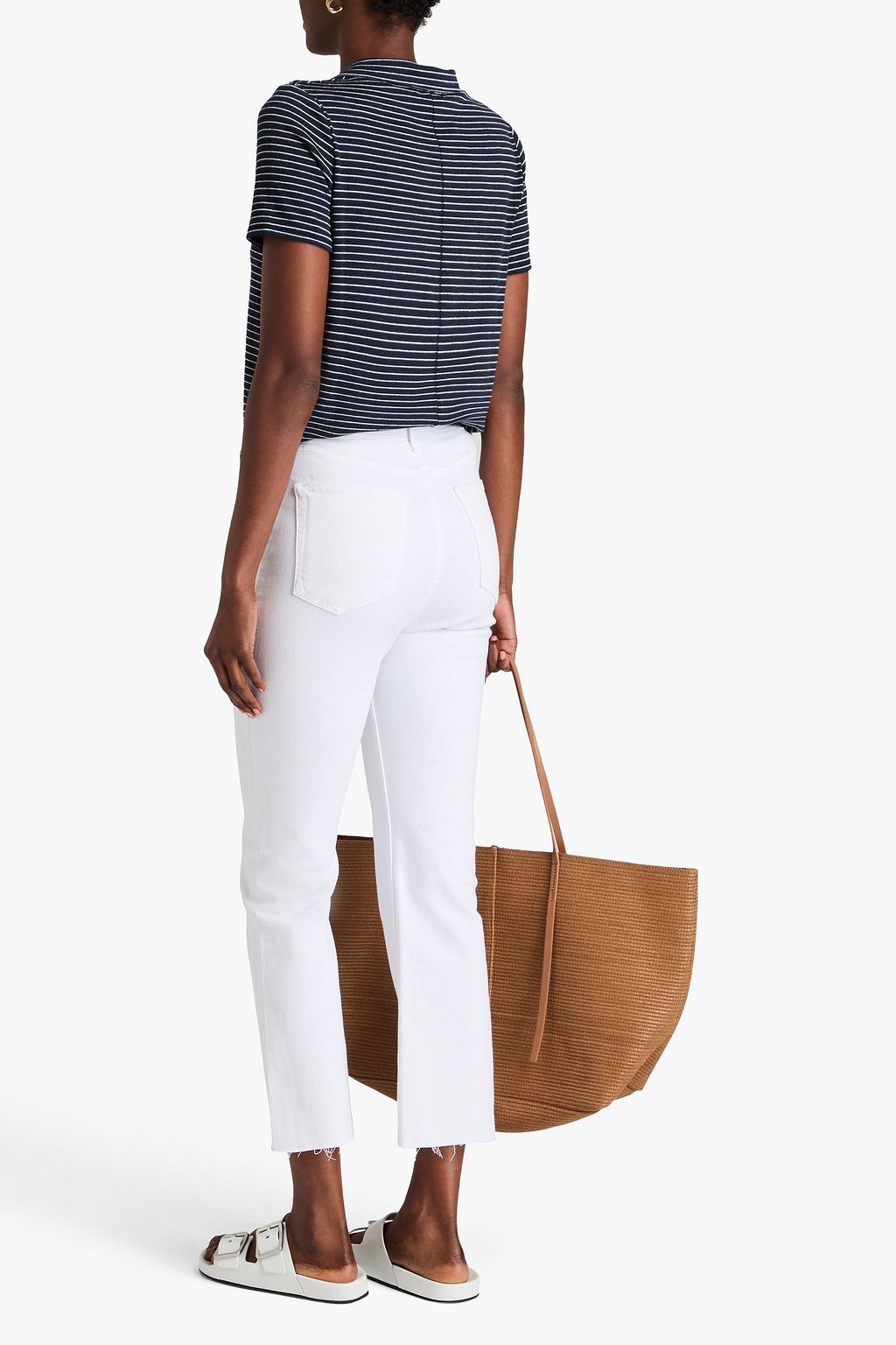 RAG & BONE جينز Casey بحواف واسعة ومسترخية وخصر مرتفع