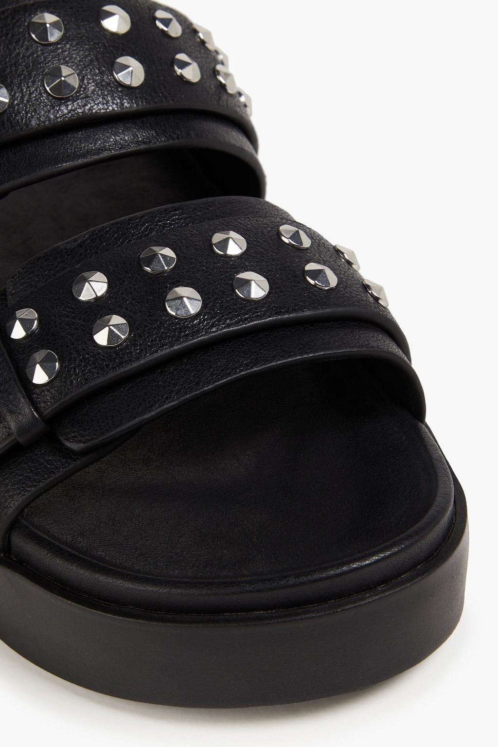 RAG & BONE Geo studded leather platform slides