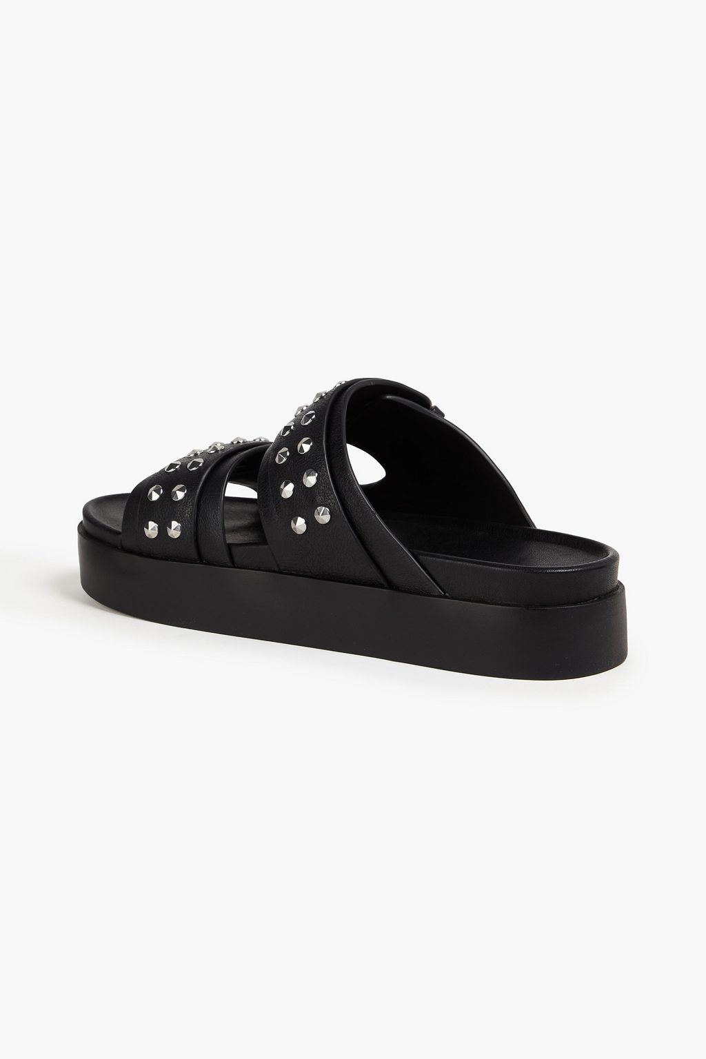 RAG & BONE Geo studded leather platform slides